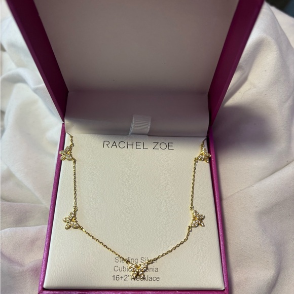 Rachel Zoe Gold Butterfly Accent Necklace - Picture 1 of 3